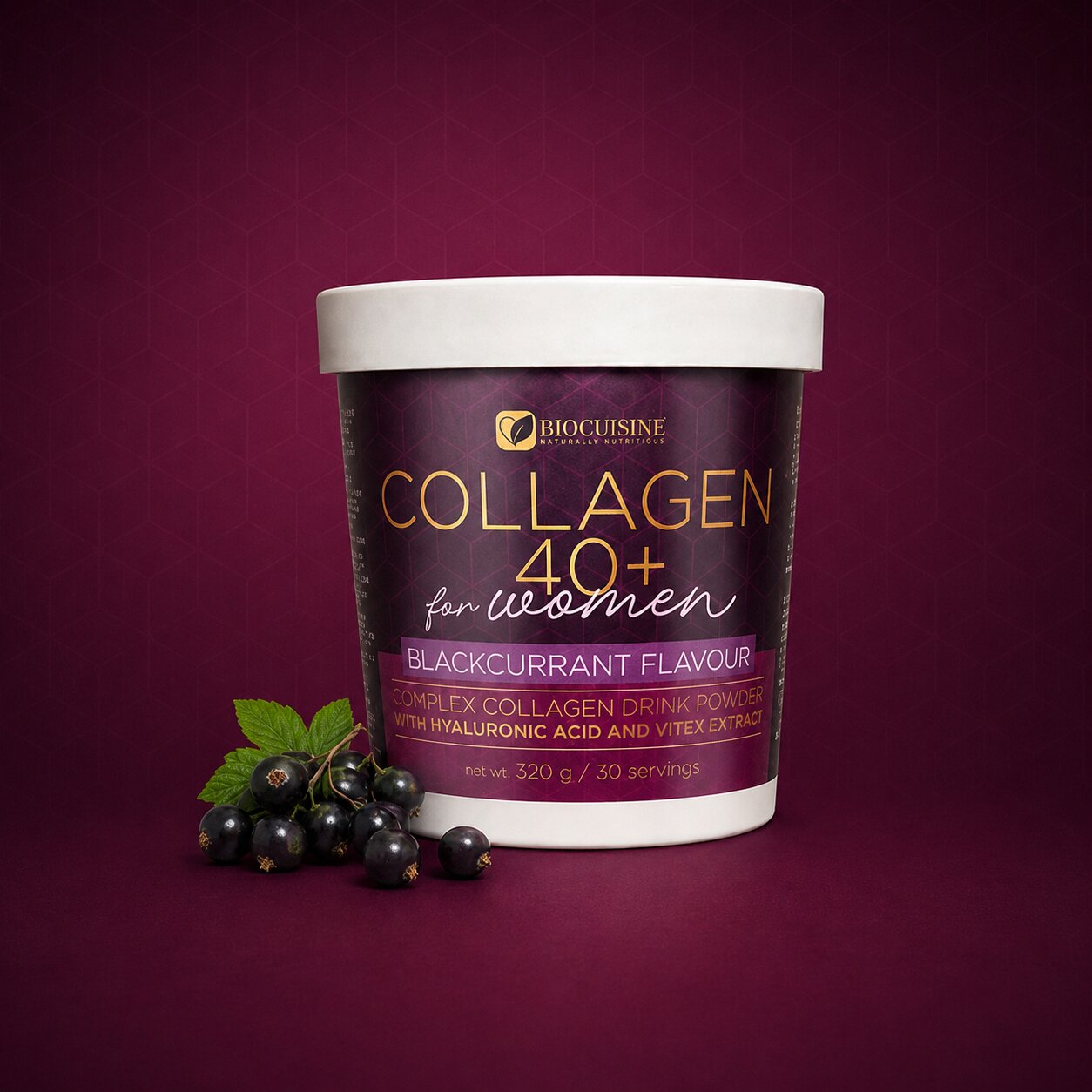 Collagen 40+ for Women – Blackcurrant